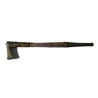 Elamite Ceremonial Axe with Silver Sleeve