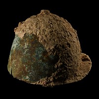 Roman Bronze Legionary Helmet with Inscription