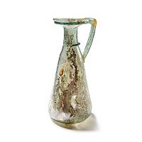 Roman Aqua Glass Jug