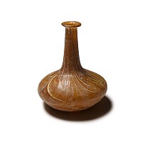 Roman Marbled Amber Glass Vase