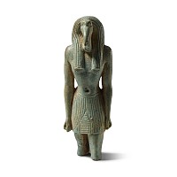 Egyptian Faience Figure of Thoth