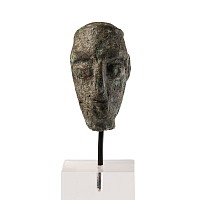 Nuragic Bronze Head of a Tribal Chief