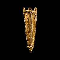 Greek Gold Vessel-Shaped Pendant