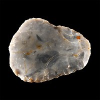 Stone Age Knapped Flint Scraper Implement