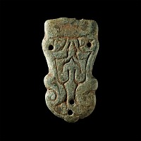 Baltic Viking Bronze Strap End