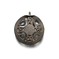 Anglo-Saxon Tinned Bronze Openwork Horse Harness Mount