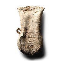 Medieval Lead Pilgrim's Holy Water Ampulla