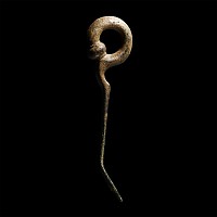 Iron Age British Celtic Bronze Decorated Ring-Headed Pin