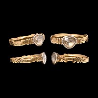 Georgian Gold Ring with Diamond