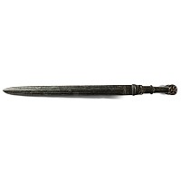 Pre-Achaemenid Bronze Short Sword with Bifurcated Pommel