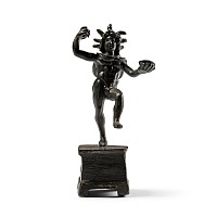 Roman Bronze Dancing Sol Statuette