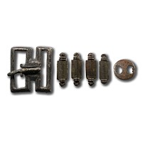 Roman Military Horse Harness Belt Fitting Group