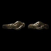 Roman Bronze Ring with Dolphin