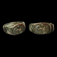 Roman Bronze Ring with Horse