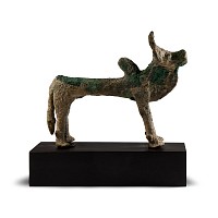 Bactrian Copper Standing Bull