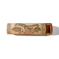 Chinese Carved Bone Snuff Box