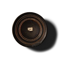 Greek Black Glazed Dish
