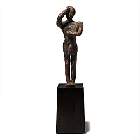 Minoan Bronze  Votary Statue