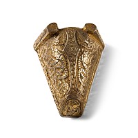Viking Silver-Gilt Bronze Boar's Head Brooch