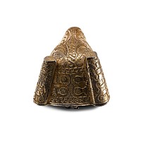 Viking Silver-Gilt Bronze Boar's Head Brooch
