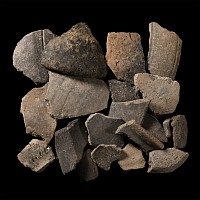 Anglo-Saxon Greyware Pottery Fragment Collection