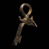 Large Romano-British Bronze Chariot Terret