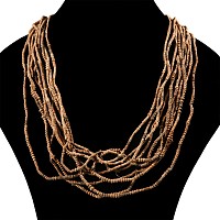 West African Terracotta Bead String Group