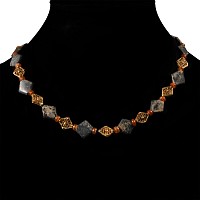 Sassanian Necklace with Gold Pendants