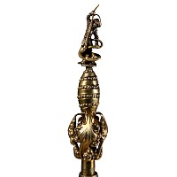 Silver-Gilt Pineapple Chalice with Saint George