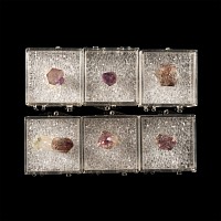Natural History - Cased Amethyst Crystal Points [6]