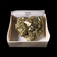 Natural History - Boxed Pyrite 'Fool's Gold' Crystal Paper Weight