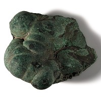 Natural History - Massive Malachite Boulder Section