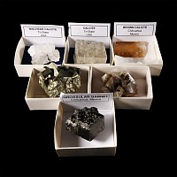 Natural History - Boxed Mixed Crystal Display Specimen Group [6]