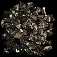 Natural History - Black Obsidian 'Volcanic Glass' Specimen Group [100]