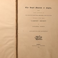 Archaeological Books - Fanin - The Royal Museum at Naples 'Secret Cabinet'