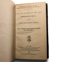 Archaeological Books - List of Objects of Art Reproduced in Metal in the South Kensington Museum  - Part I - Examples of Which Copies May Be Supplied by the Electrotypists