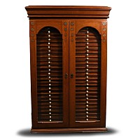 Mahogany Coin Collector's Cabinet