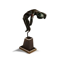 Etruscan Bronze Figure of an Acrobat