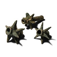 Western Asiatic Spiked Bronze Macehead Group