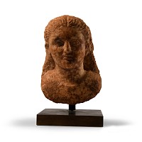 Roman Marble Head of a Young Man
