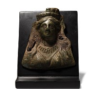 Roman Bronze Goddess Applique