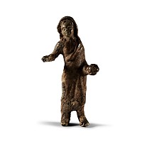 Etruscan Bronze Figure of a Man