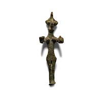 Syro-Hittite Bronze Female Idol