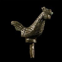 Roman Bronze Cockerel Finial