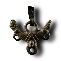 Roman Bronze Phallic Pendant