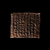 Babylonian Cuneiform Tablet, a Clothes Receipt from Puzur-Akum to Astaqar