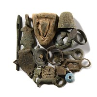Iron Age Celtic to Medieval Bronze and Other Artefact Collection