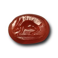 Roman Carnelian Gemstone with Hare