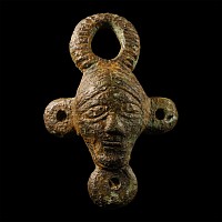 Iron Age Celtic Bronze Bowl Mount