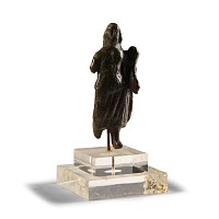 Roman Bronze Fortuna Statuette